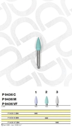 Полировочный бор по композиту 2-я ступень/ P 9436 M 204.040, Drendel + Zweiling DIAMANT GmbH, Германия